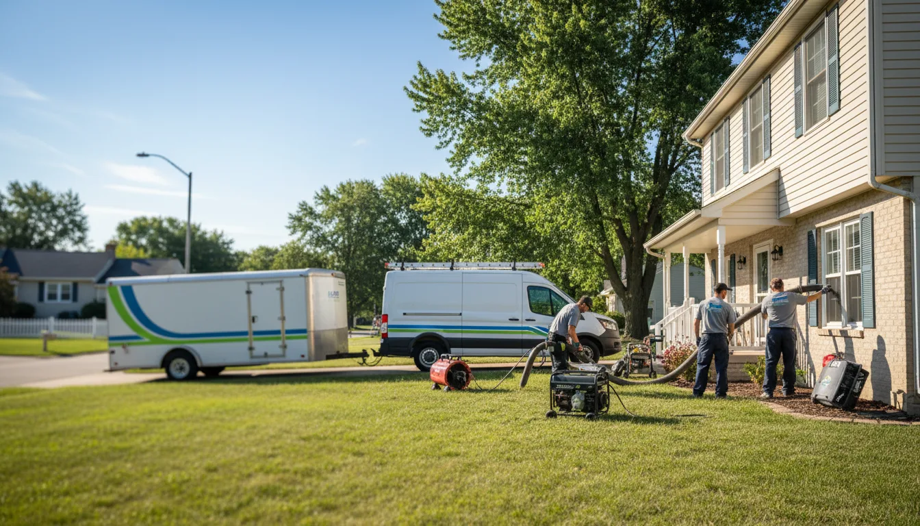 Flooded Basement Restoration And Cleanup With Repair in South Amana, IA near me